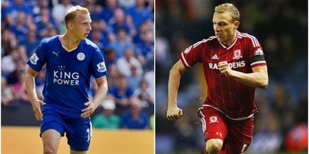 PIC: Ritchie De Laet shows off the two medals he picked up with two different clubs on Saturday