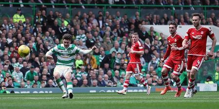VIDEO: Patrick Roberts hits an absolute thunderbolt as Celtic are crowned league champions again