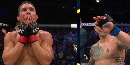 GRAPHIC: Josh Emmett with a victorious UFC debut, a smashed finger and a crazy 30 seconds in Rotterdam