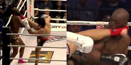 VIDEO: Scary head kick knockout produces some of the best fight commentary you’ll ever hear