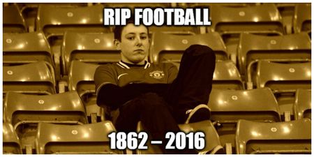 RIP football: 1862 – 2016
