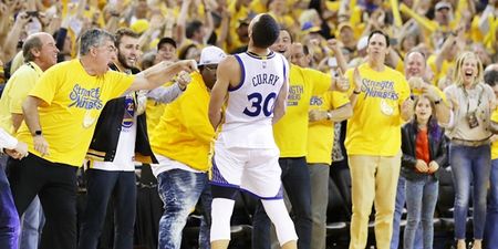 Steph Curry is playing a different game to what us mere mortals know as basketball