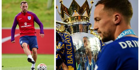 Danny Drinkwater reacts as he’s cut from England’s Euro 2016 squad