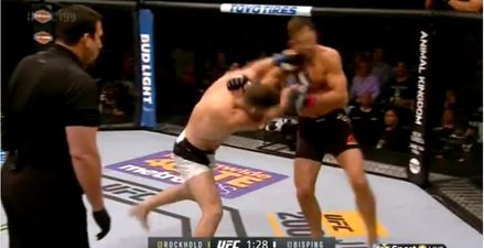 WATCH: Michael Bisping brutally knocks out Luke Rockhold to become new UFC champion