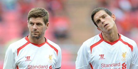 Steven Gerrard personifies class with salute to retiring Daniel Agger