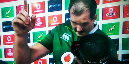 WATCH: ‘Proud’ Devin Toner dedicates Ireland win to late father