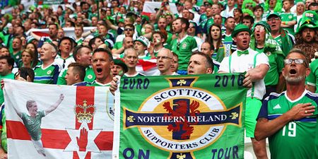 Northern Ireland fan dies in stand during Ukraine victory