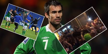 WATCH: Literally nobody enjoyed Northern Ireland’s win more than Keith Gillespie