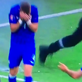 Watch: New footage shows Ivan Perisic came dangerously close to exploding flare