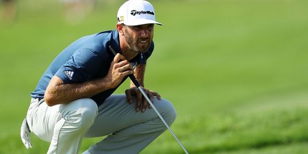 WATCH: It took a staggering putt to stop Dustin Johnson making history last night