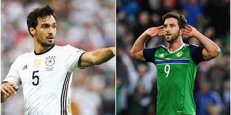 Mats Hummels is asked an hilarious question about Will Grigg at a packed press conference