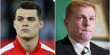 Neil Lennon offers a pretty damning comparison of Granit Xhaka