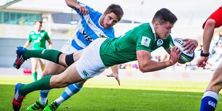 WATCH: Jacob Stockdale’s high speed Ireland U20 try was a joy to behold