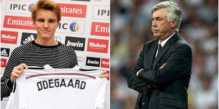Carlo Ancelotti makes a pretty damning admission about the signing of Martin Odegaard