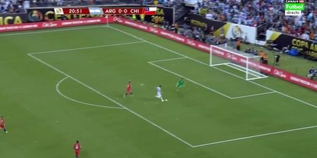 Watch: Gonzalo Higuain somehow missed this chance to win the Copa America