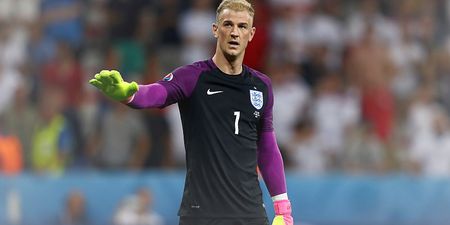 The man with the @JoeHart Twitter handle is having a rough time