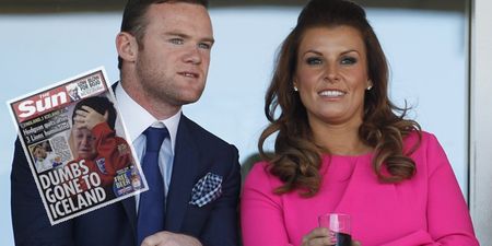 Coleen Rooney reacts to The Sun’s “shocking” front page which shows young son Kai crying