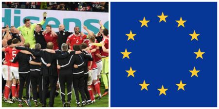 A Brexit-related Wales joke was doing the rounds on Twitter after their amazing win last night