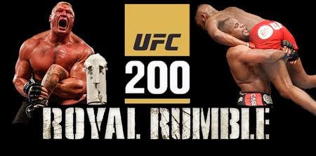 Who would be victorious if UFC 200 was a Royal Rumble-style event?
