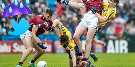 Roscommon and Galway can’t be separated in Connacht but everybody was talking about the rain-soaked RTÉ cameras
