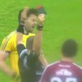 WATCH: Donie Shine did not look one bit happy at being thwacked by the referee today