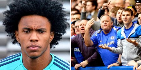 Willian pens new four year deal at Chelsea…and gets abuse from his own fans