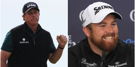 Shane Lowry’s tweet after Phil Mickelson missed a historical putt was pretty funny