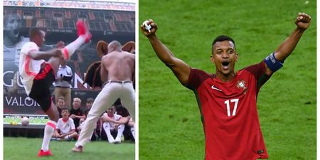 WATCH: Nani wows crowds with his capoeira skills in bizarre Valencia unveiling