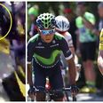 WATCH: Tour de France cyclist takes handy tow amid Chris Froome carnage