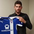 Ched Evans scores on his return to professional football