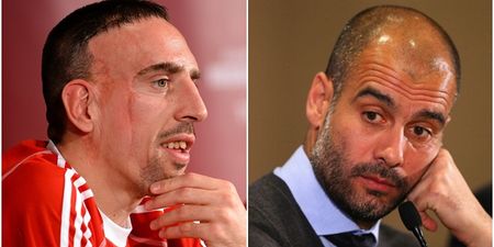 Franck Ribery just won’t stop criticising Pep Guardiola