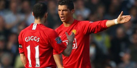 Ole Gunnar Solskjaer reveals Ryan Giggs once pinned Cristiano Ronaldo against a wall