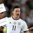 Arsenal fans are getting very excited by Julian Draxler’s latest comments