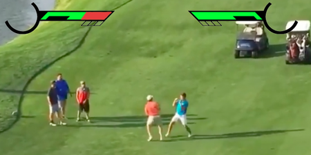 WATCH: The most middle-class fight of all time takes place on golf course