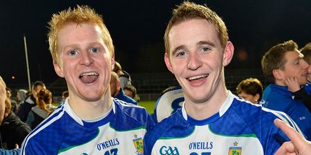 Ballinderry paint touching mural of Aaron Devlin at new pitch being built in his memory