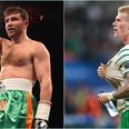 James McClean gets fighting fit for new season as he goes through pad work with Matthew Macklin