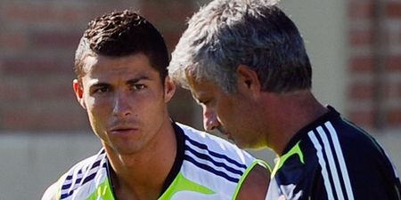 Jose Mourinho was not impressed with Cristiano Ronaldo’s dugout behaviour in the Euro 2016 final