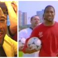 Liverpool legend John Barnes was sound enough to rap for fans on the tube today