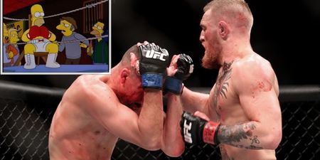 Conor McGregor broke out a cracking Simpsons reference when discussing first fight with Nate Diaz
