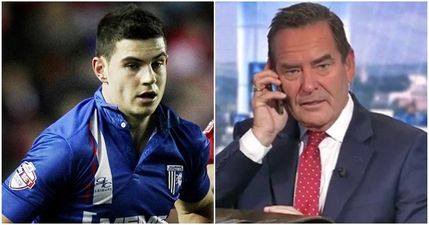 WATCH: Jeff Stelling gives Irish defender fitting nickname after he scores twice for new club