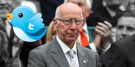 Some of the comments made to Bobby Charlton on Twitter would make you weep
