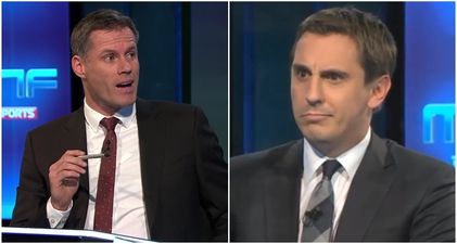Watch: Gary Neville raves about John Stones, Jamie Carragher hits back with a very obvious point