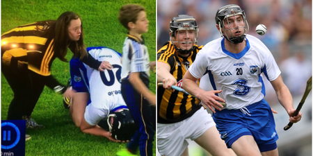 Waterford’s Pauric Mahony shows his absolute class with brilliant gesture to Kilkenny fan