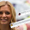 Rachel Riley has made a good impression during her Friday Night Football debut