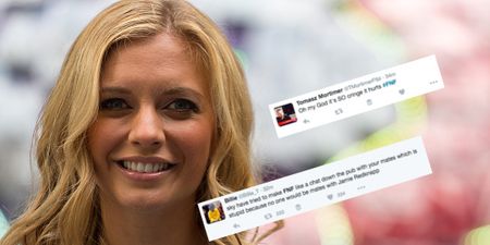 Rachel Riley has made a good impression during her Friday Night Football debut