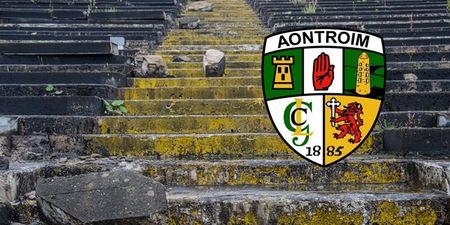 The most recent images of Antrim’s once hallowed Casement Park are bloody depressing