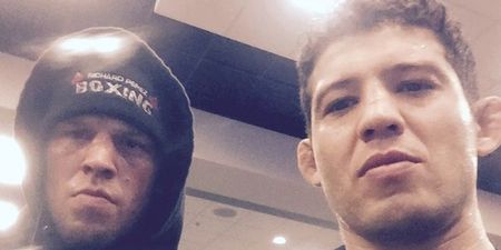 Nate Diaz teammate Gilbert Melendez is considering a move to featherweight