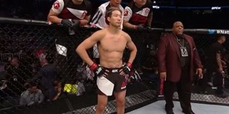WATCH: Cornerman’s racist comment mars spectacular debut at UFC 202