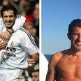 PIC: Luis Figo is still putting everyone else to shame with his abs