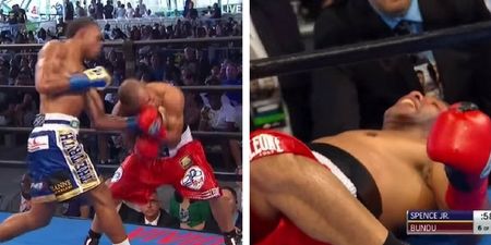 VIDEO: This was one vicious uppercut KO from America’s ‘new Floyd Mayweather’